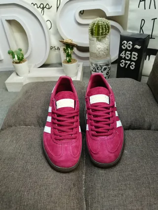 Adidas Spezial Magenta Suede Lifestyle Sneakers 10