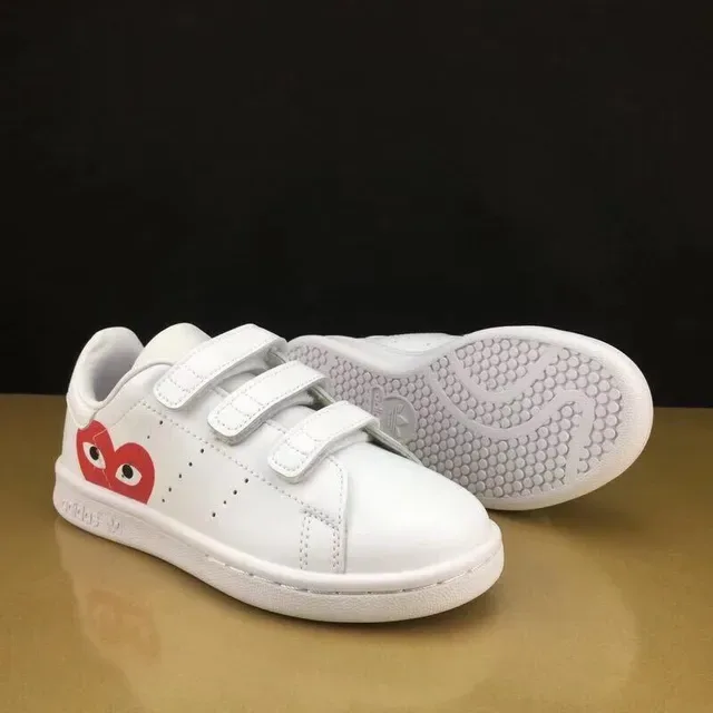 Adidas Stan Smith White Green Low-Top Laceless Velcro Strap Lifestyle Sneakers 17