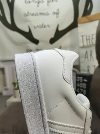 Adidas Superstar All-White Lifestyle Sneakers 3