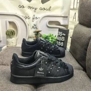 Adidas Superstar Berlin All-Black Lifestyle Sneakers
