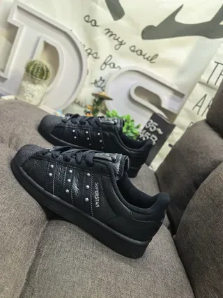 Adidas Superstar Berlin sneakers lifestyle tout noir 7