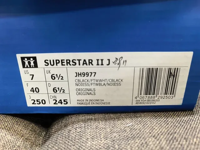 Adidas Superstar Black and Silver Metallic Lifestyle Sneakers 2