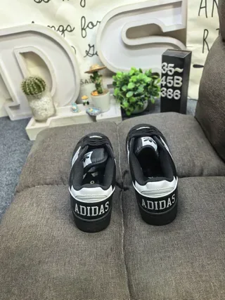 Adidas Superstar Black and White Lifestyle Sneakers 8