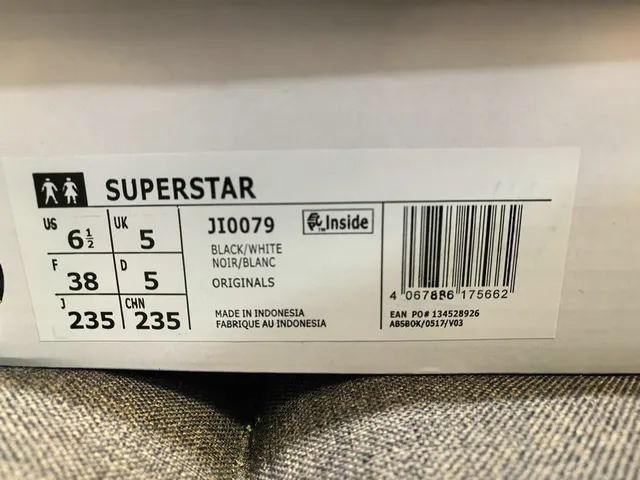 Adidas Superstar Black and White Lifestyle Sneakers 2