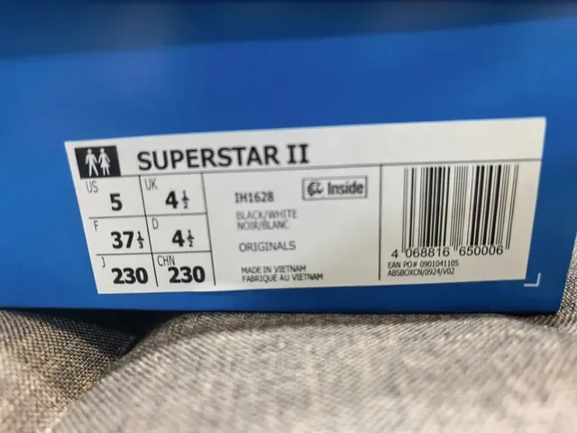 Adidas Superstar Black and White Lifestyle Sneakers 2