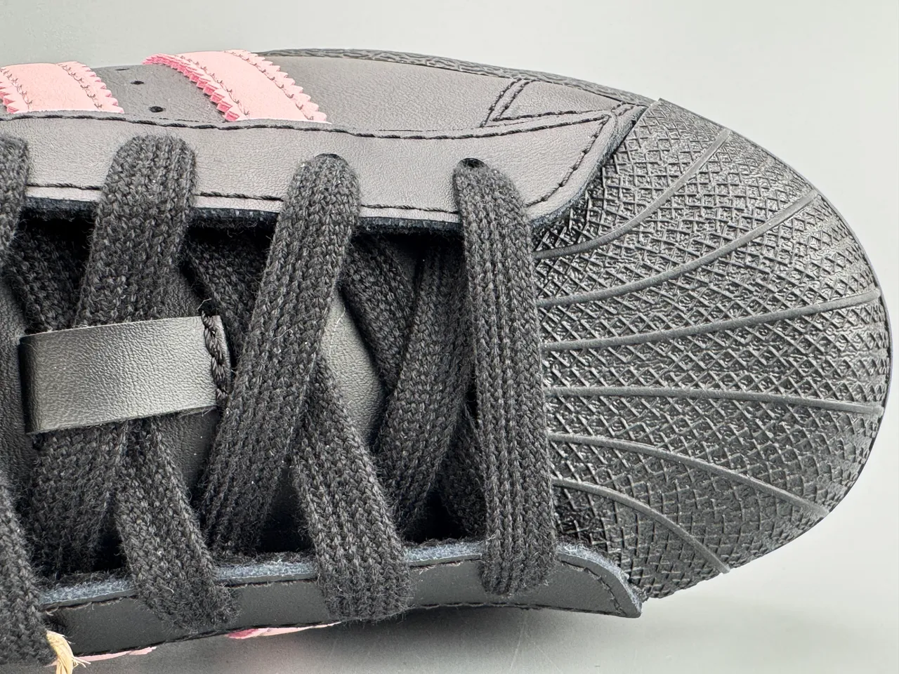Adidas Superstar Black Pink Gold Lifestyle Sneakers 2