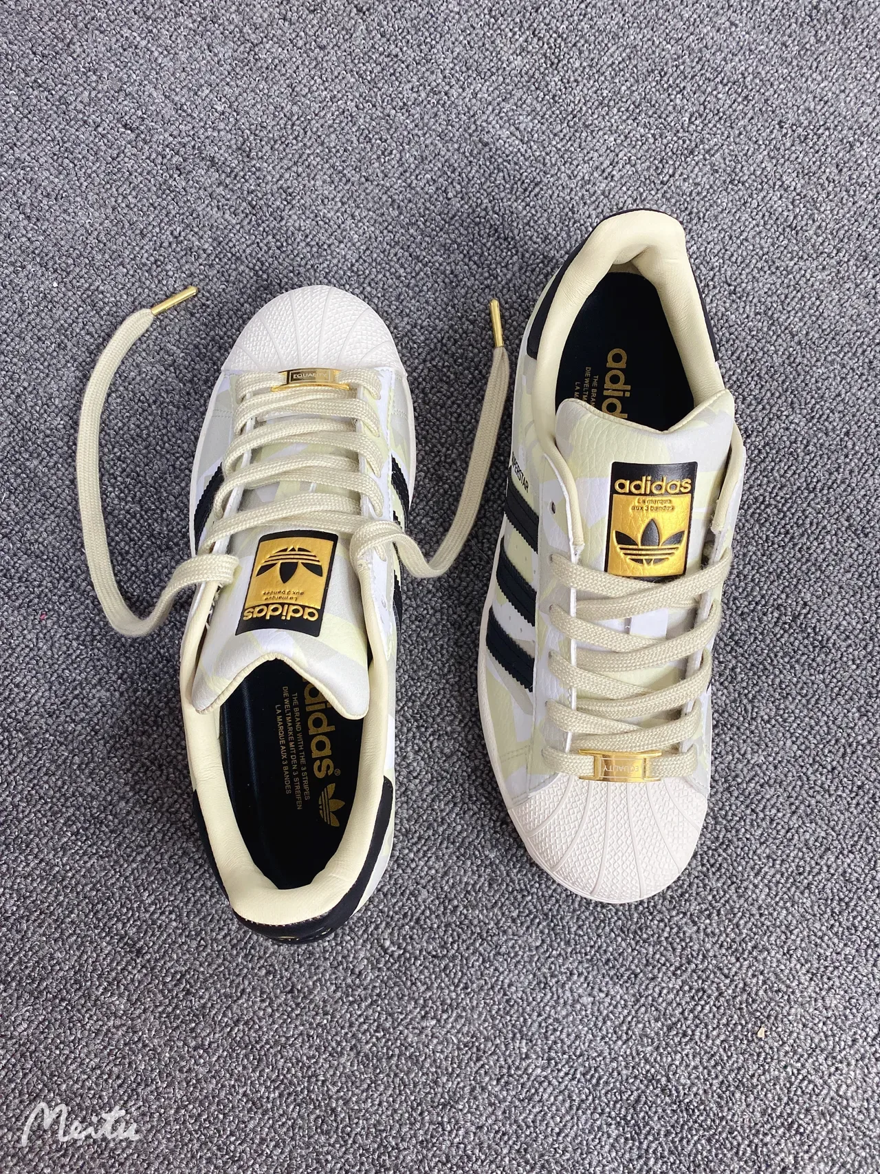 Adidas Superstar Camo Print Shell-Toe लाइफस्टाइल स्नीकर 3
