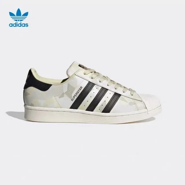 Adidas Superstar Camo Print Shell-Toe लाइफस्टाइल स्नीकर 10