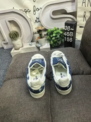 Adidas Superstar Denim Star Print Lifestyle Sneakers 8