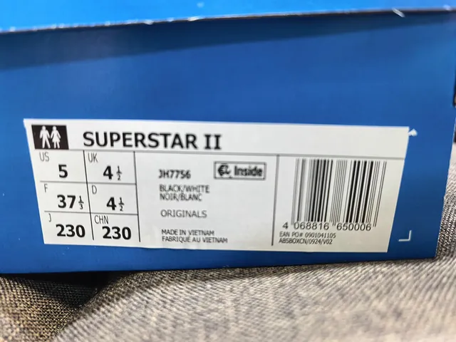 Adidas Superstar Glossy Black and White Lifestyle Sneakers 2