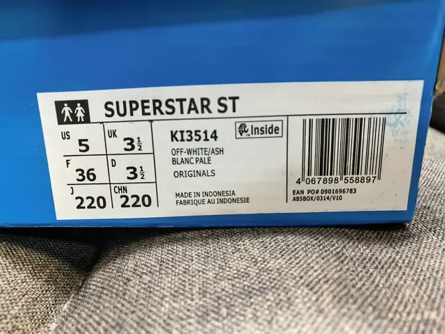 Adidas Superstar Light Gray and Dark Gray Lifestyle Sneakers 22