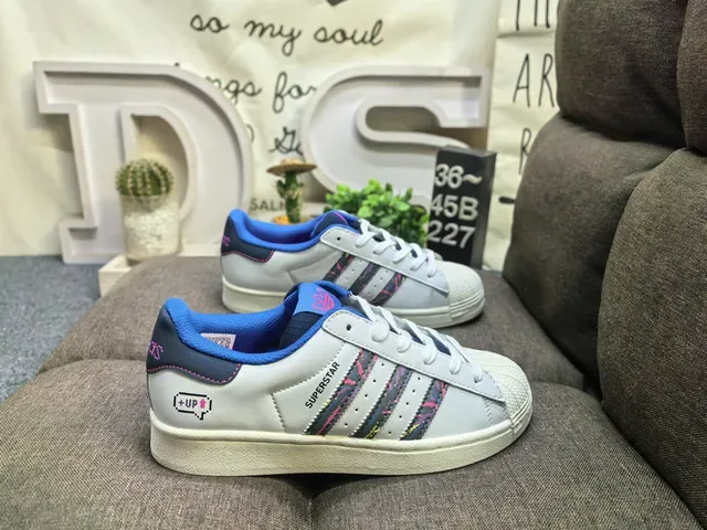 Adidas Superstar Royal Blue and White Lifestyle Sneakers 21