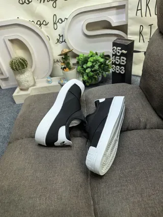 Adidas Superstar Slip-On Black and White Lifestyle Sneakers 6