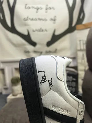 Adidas Superstar White and Black Lifestyle Sneakers 23