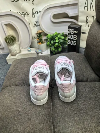 Adidas Superstar White and Pink Lifestyle Sneakers 8