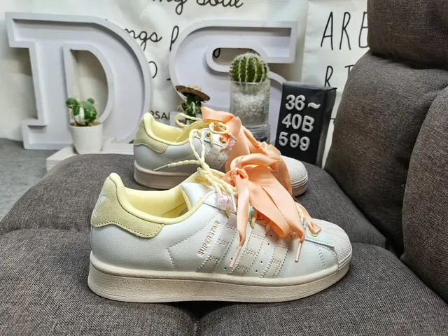 Adidas Superstar White and Pink Lifestyle Sneakers 21
