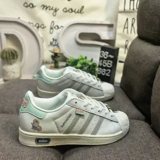 Adidas Superstar White Mint Green Disney Dumbo Lifestyle Sneakers