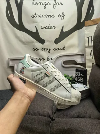 Adidas Superstar White Mint Green Disney Dumbo Lifestyle Sneakers 5