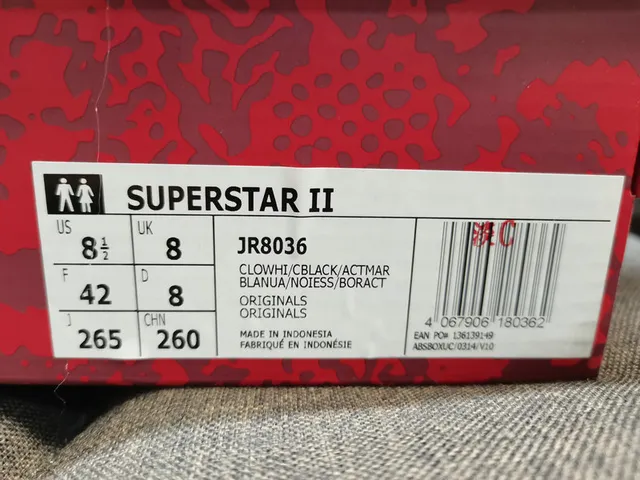 Adidas Superstar White Red Black Lifestyle Sneakers 2