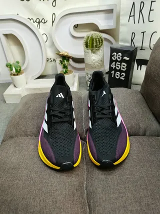 Adidas Ultraboost White Black Running Shoes 10