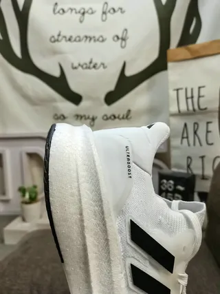 Adidas Ultraboost White Black Running Shoes 23