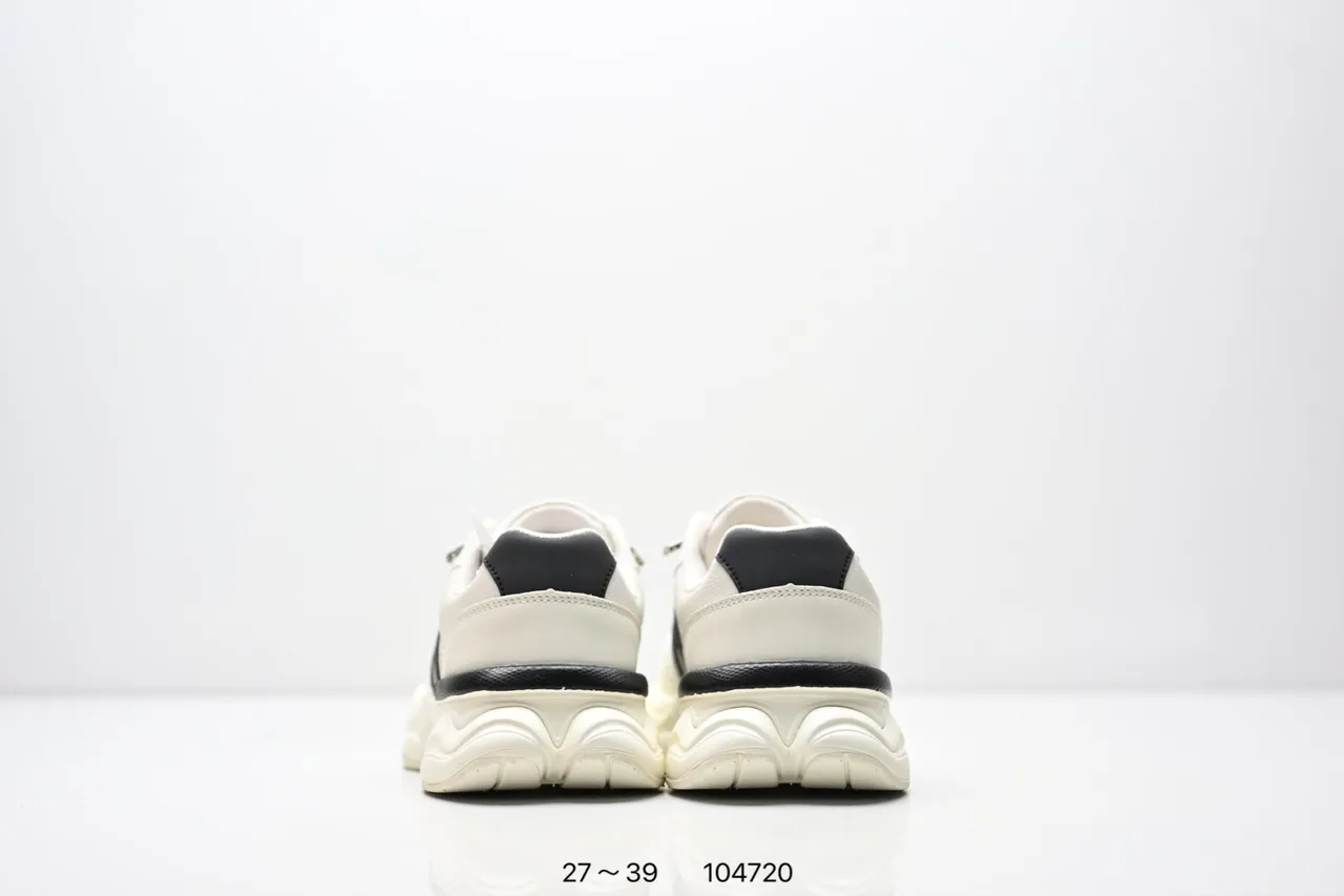 Adidas White Black Sole Three-Stripe Side Panel Chunky Sneakers 9
