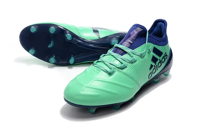 Adidas X Green Navy Baixo Corte Com Cadarços Perfurado Sintético Superior Campo Firme Sapatos de Futebol 12