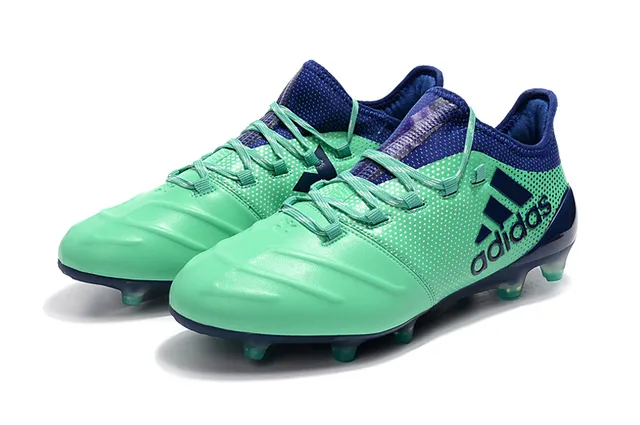 Adidas X Green Navy Baixo Corte Com Cadarços Perfurado Sintético Superior Campo Firme Sapatos de Futebol 13