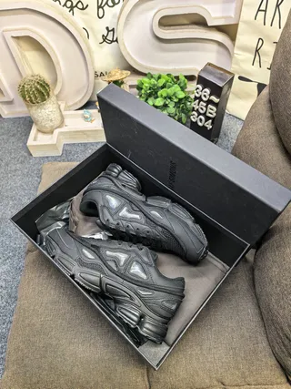 Adidas x Raf Simons Ozweego Black Chunky Sneakers 3