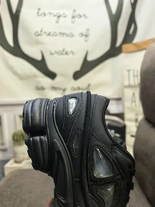 Adidas x Raf Simons Ozweego Black Chunky Sneakers 4