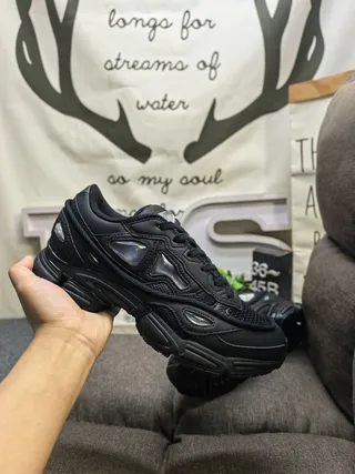 Adidas x Raf Simons Ozweego Black Chunky Sneakers 6