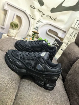 Adidas x Raf Simons Ozweego Black Chunky Sneakers 7
