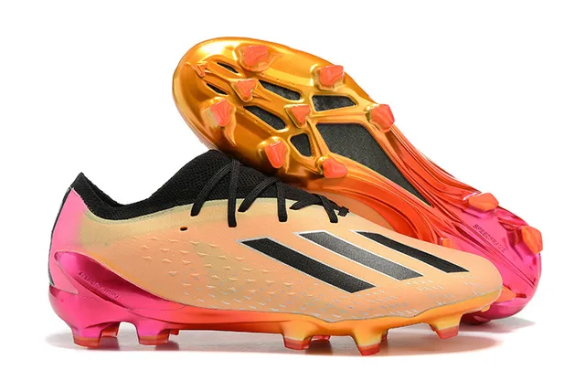 Adidas X Speedflow Gradient Pink Orange Firm-Ground Soccer Shoes 1