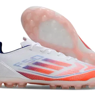 Adidas X Speedflow White Orange Blue Firm-Ground Soccer Shoes
