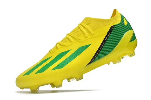 Adidas X Speedflow Jaune Vert Australia Chaussures de football sol ferme 3