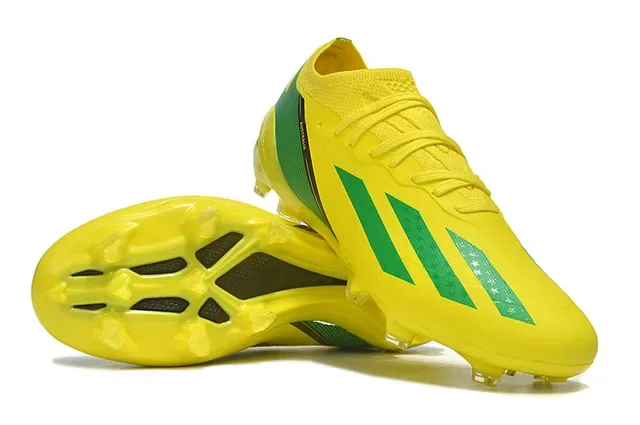 Adidas X Speedflow Jaune Vert Australia Chaussures de football sol ferme 4