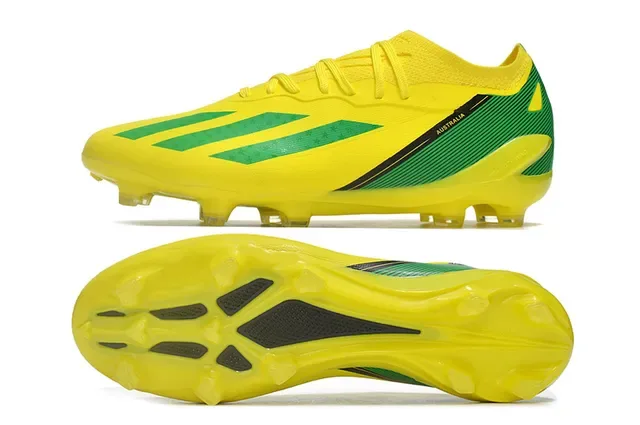 Adidas X Speedflow Jaune Vert Australia Chaussures de football sol ferme 6