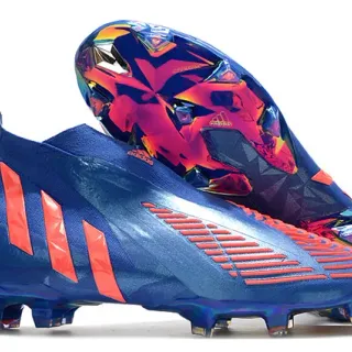 Adidas X Speedportal Blue Orange Holographic Firm-Ground Soccer Shoes