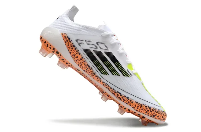 Adidas X Speedportal Chaussures de football Blanc Orange Speckle Terrain Firme 2