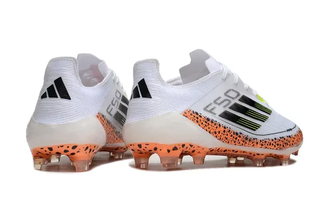 Adidas X Speedportal Chaussures de football Blanc Orange Speckle Terrain Firme 5