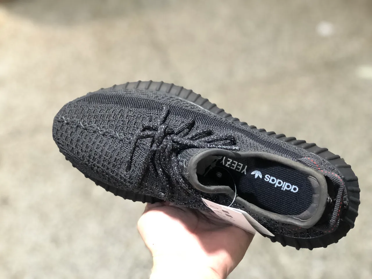 Adidas Yeezy Boost 350 V2 Black Full Knit Lifestyle Sneakers 6