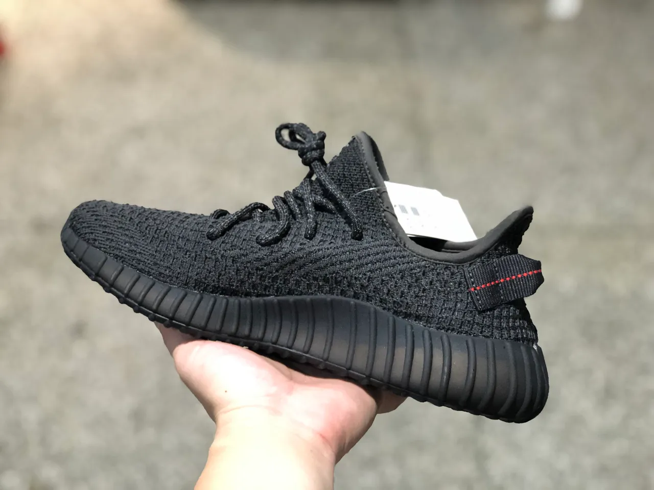 Adidas Yeezy Boost 350 V2 Black Full Knit Lifestyle Sneakers 8
