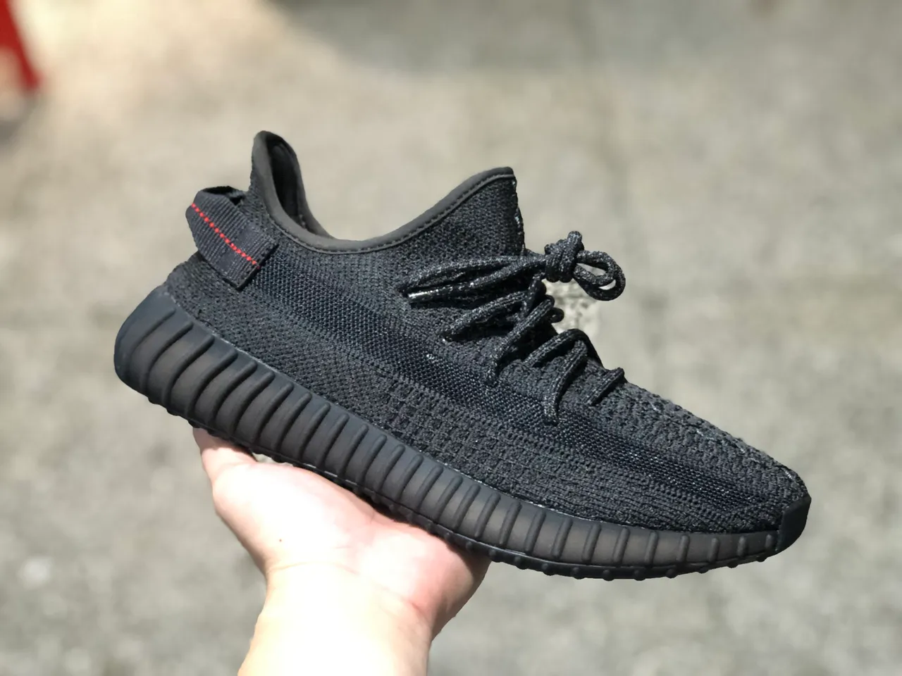 Adidas Yeezy Boost 350 V2 Black Full Knit Lifestyle Sneakers 11