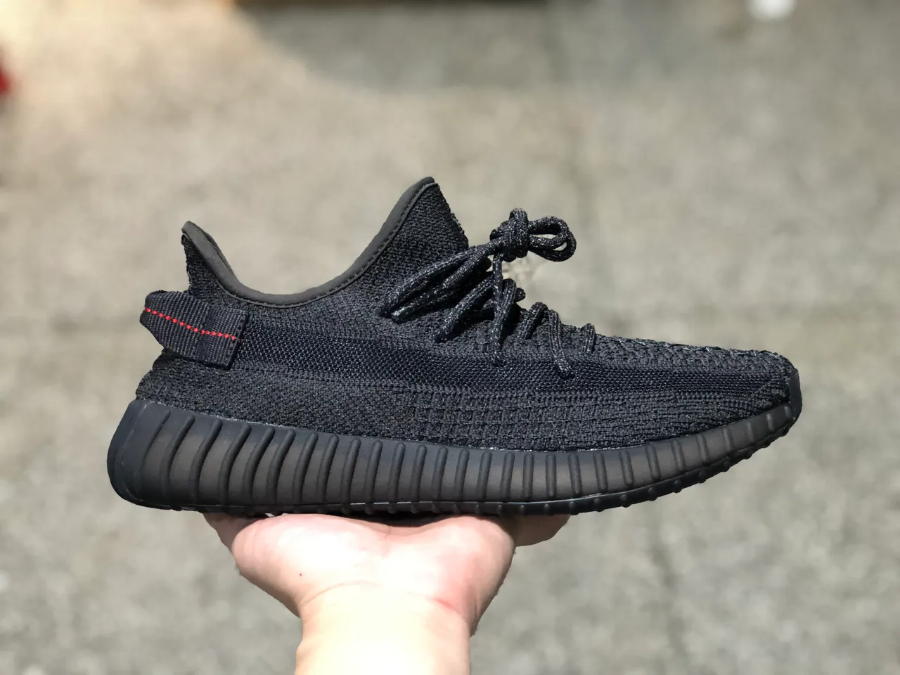 Adidas Yeezy Boost 350 V2 Black Full Knit Lifestyle Sneakers 13