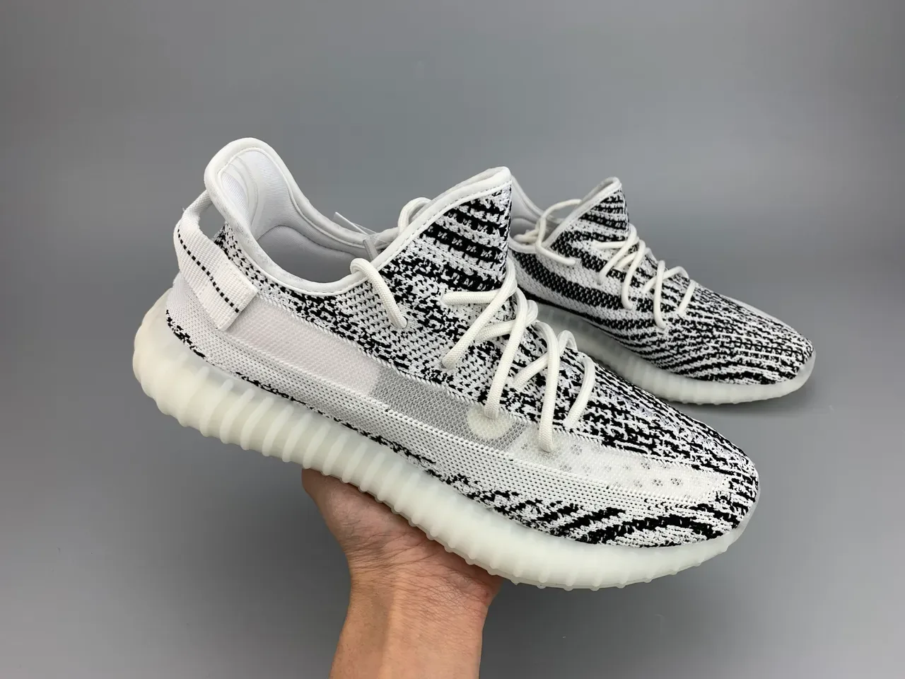 Adidas Yeezy Boost 350 V2 Zebra Lifestyle Sneakers 12