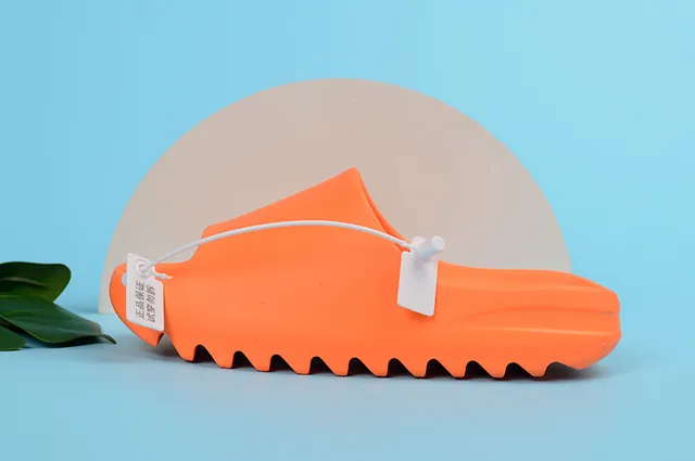Adidas Yeezy Slide Orange Slippers 7