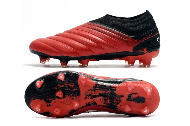 Adidas হলুদ সক-ফিট নিট কলার মোল্ডেড রিবড মিডফুট কেজ ফার্ম-গ্রাউন্ড সকার জুতো 11