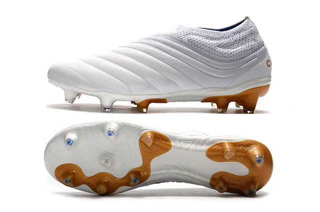 Adidas হলুদ সক-ফিট নিট কলার মোল্ডেড রিবড মিডফুট কেজ ফার্ম-গ্রাউন্ড সকার জুতো 17
