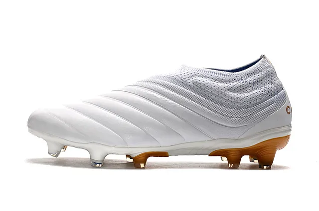 Adidas হলুদ সক-ফিট নিট কলার মোল্ডেড রিবড মিডফুট কেজ ফার্ম-গ্রাউন্ড সকার জুতো 20