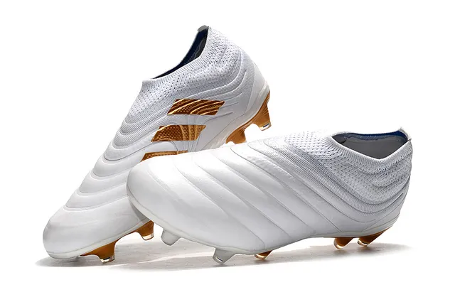 Adidas হলুদ সক-ফিট নিট কলার মোল্ডেড রিবড মিডফুট কেজ ফার্ম-গ্রাউন্ড সকার জুতো 22